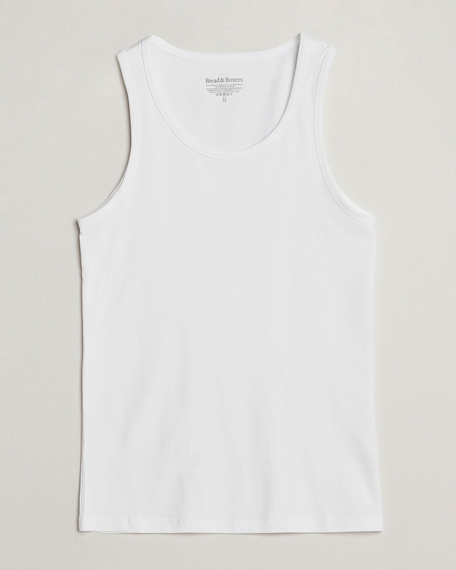 Men | T-Shirts | Bread & Boxers | 2-Pack Tank Top White