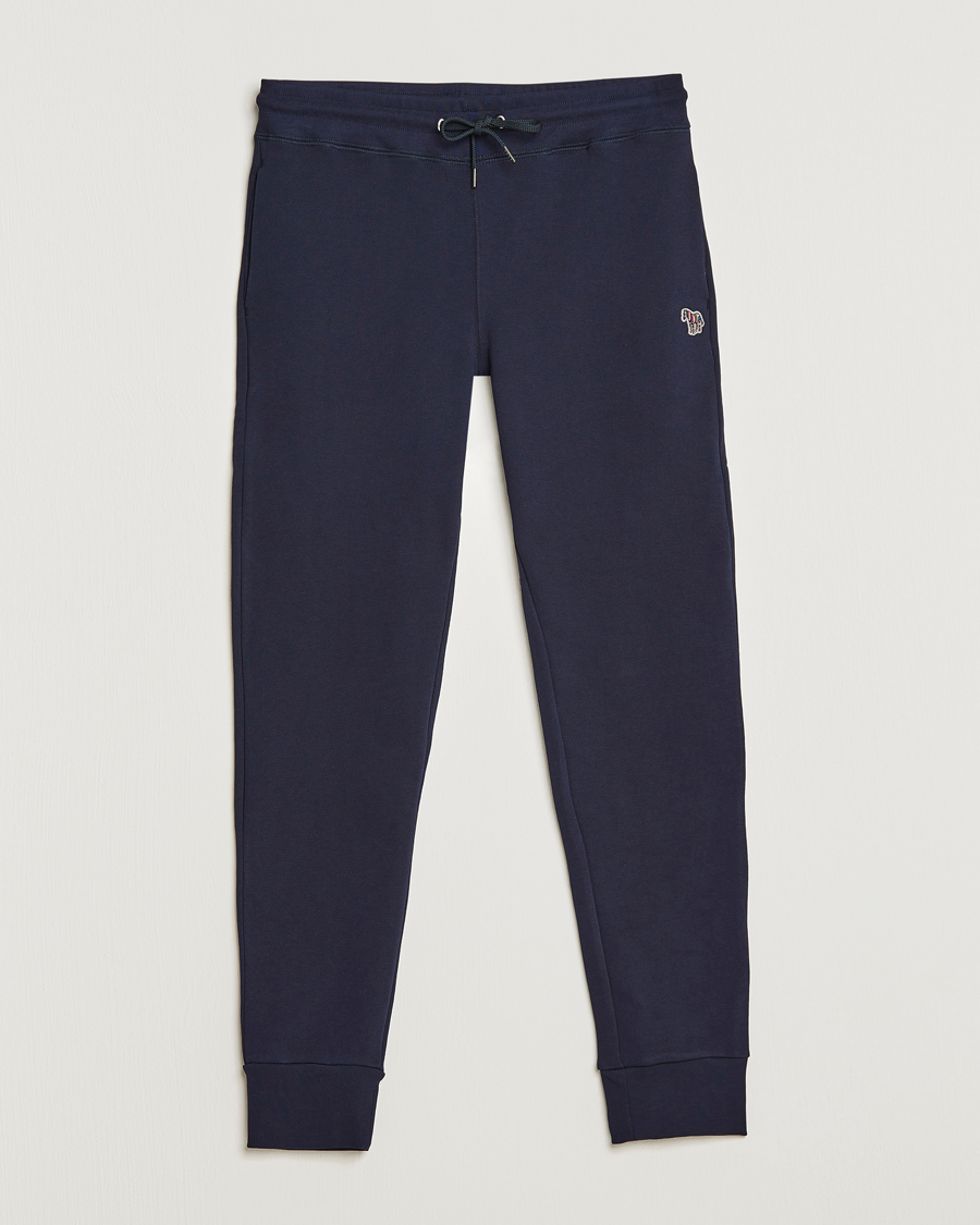 Men | Trousers | PS Paul Smith | Zebra Organic Cotton Sweatpants Navy