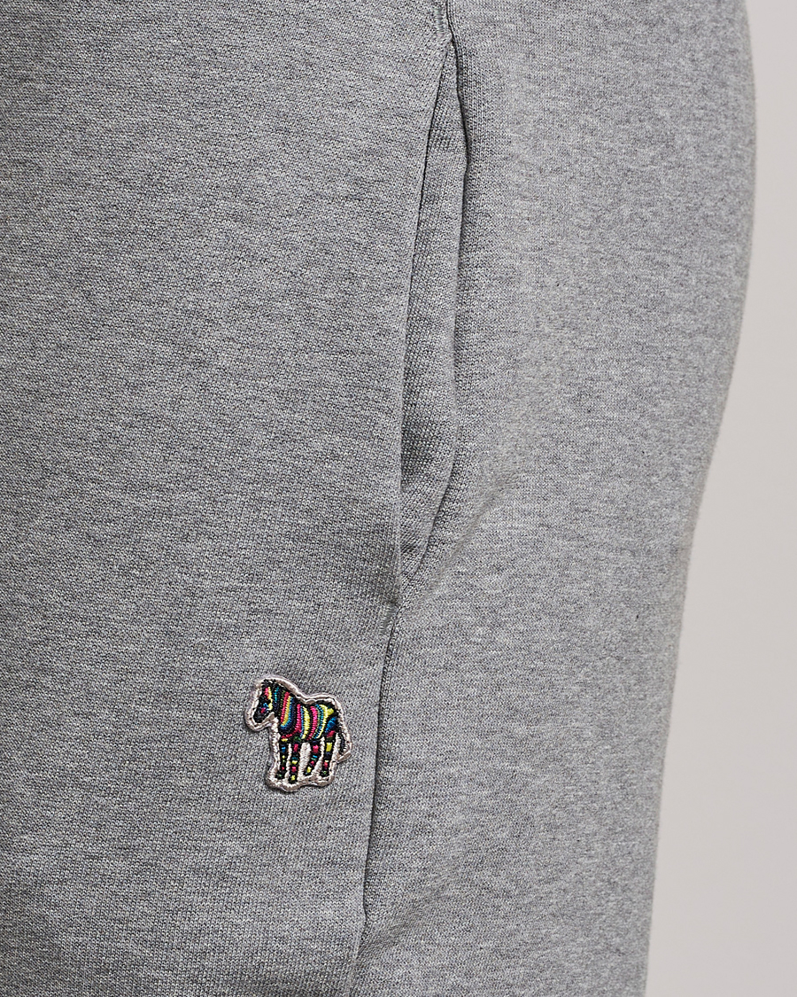 Men | Trousers | PS Paul Smith | Zebra Organic Cotton Sweatpants Grey Melange