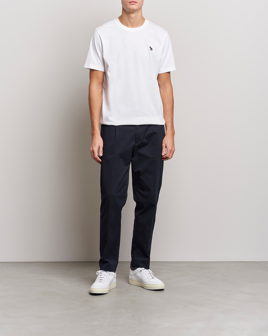 Men | T-Shirts | PS Paul Smith | Organic Cotton Zebra T-Shirt White