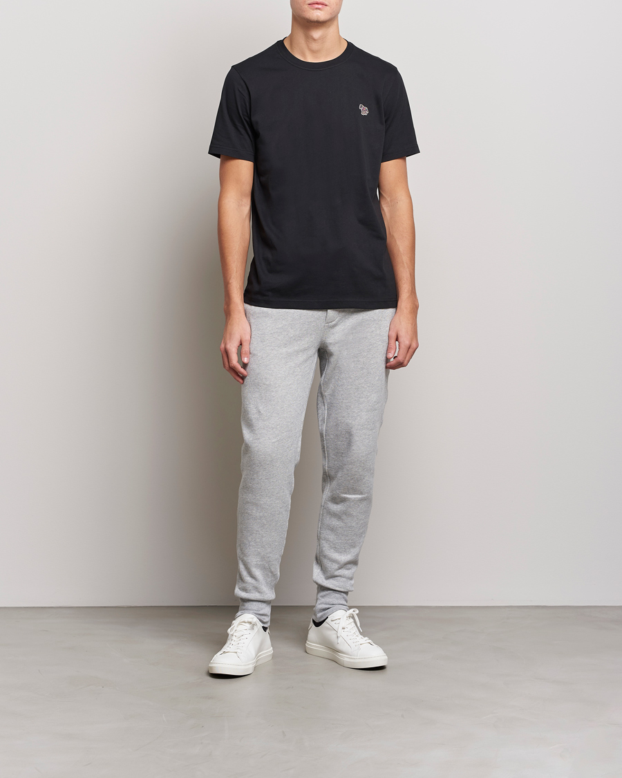 Men | T-Shirts | PS Paul Smith | Classic Organic Cotton Zebra T-Shirt Black