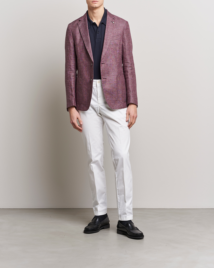 Men | Trousers | BOSS BLACK | Genius Cotton Trousers White