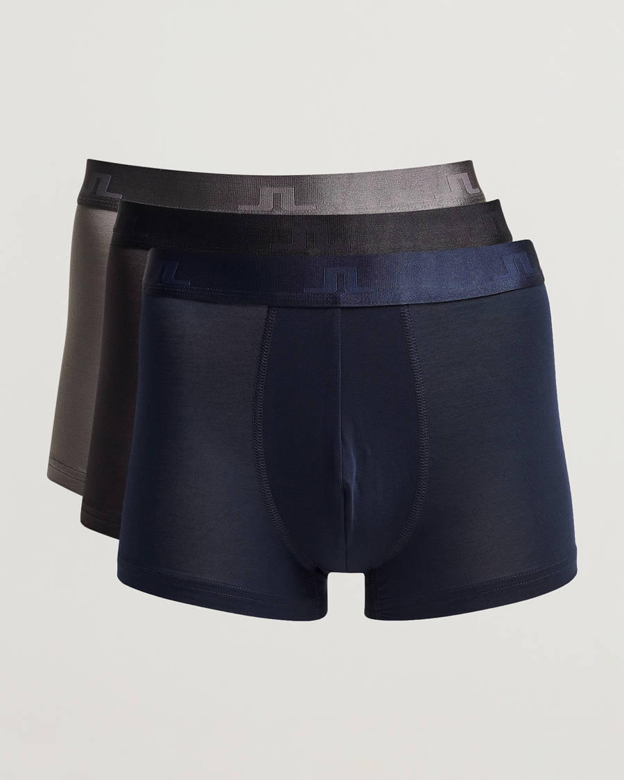 Men | Underwear & Socks | J.Lindeberg | 3-pack Bridge Lyocell Boxer Multi