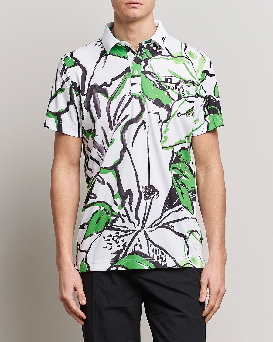 Men | Polo Shirts | J.Lindeberg | KV Masters TX Jersey Polo White