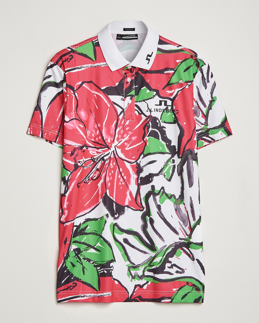 Men | Polo Shirts | J.Lindeberg | KV Masters TX Jersey Polo Azalea