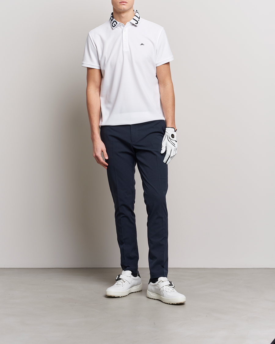 Men | Polo Shirts | J.Lindeberg | Gus Regular Polo White