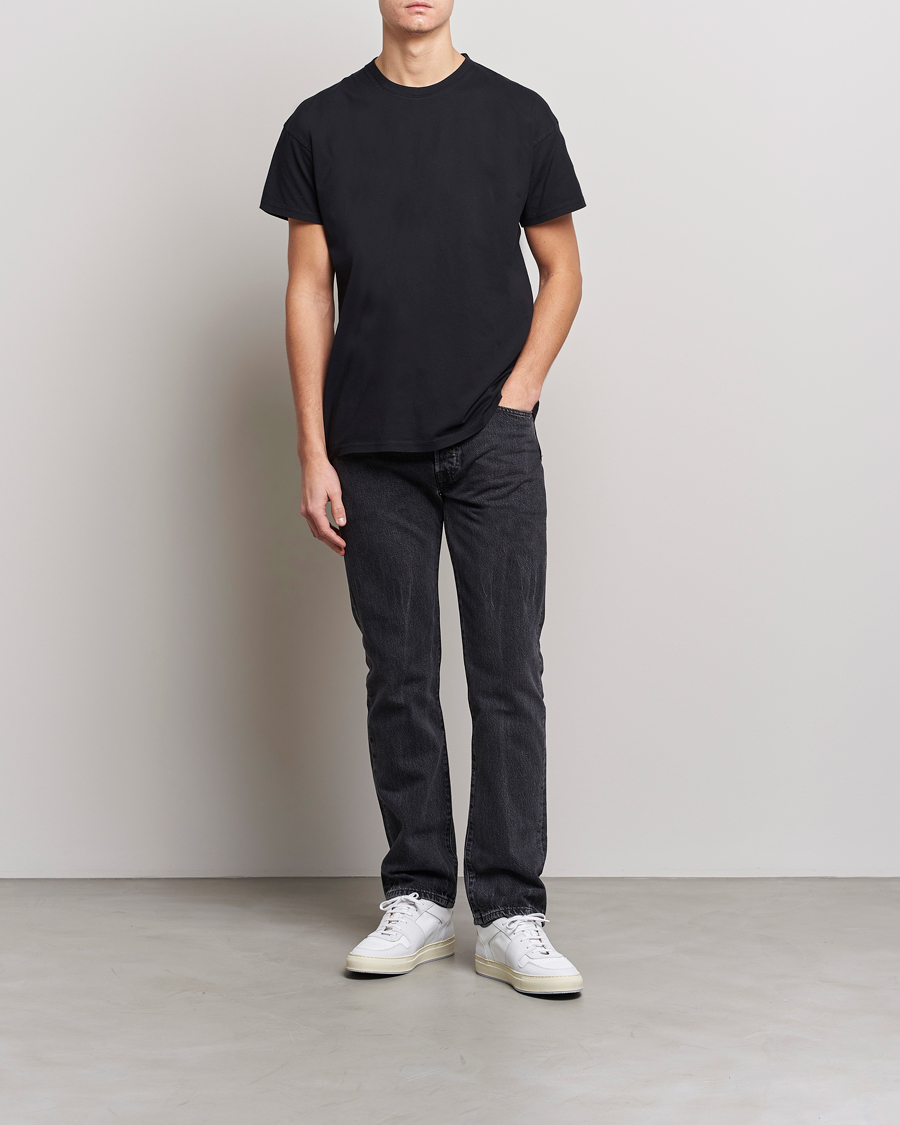 Men | T-Shirts | Jeanerica | Marcel Crew Neck T-Shirt Black