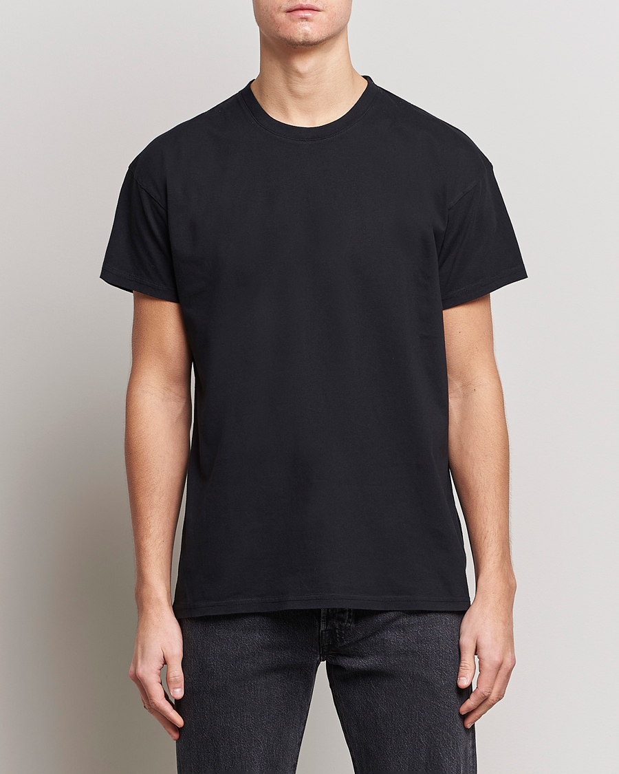 Men | T-Shirts | Jeanerica | Marcel Crew Neck T-Shirt Black