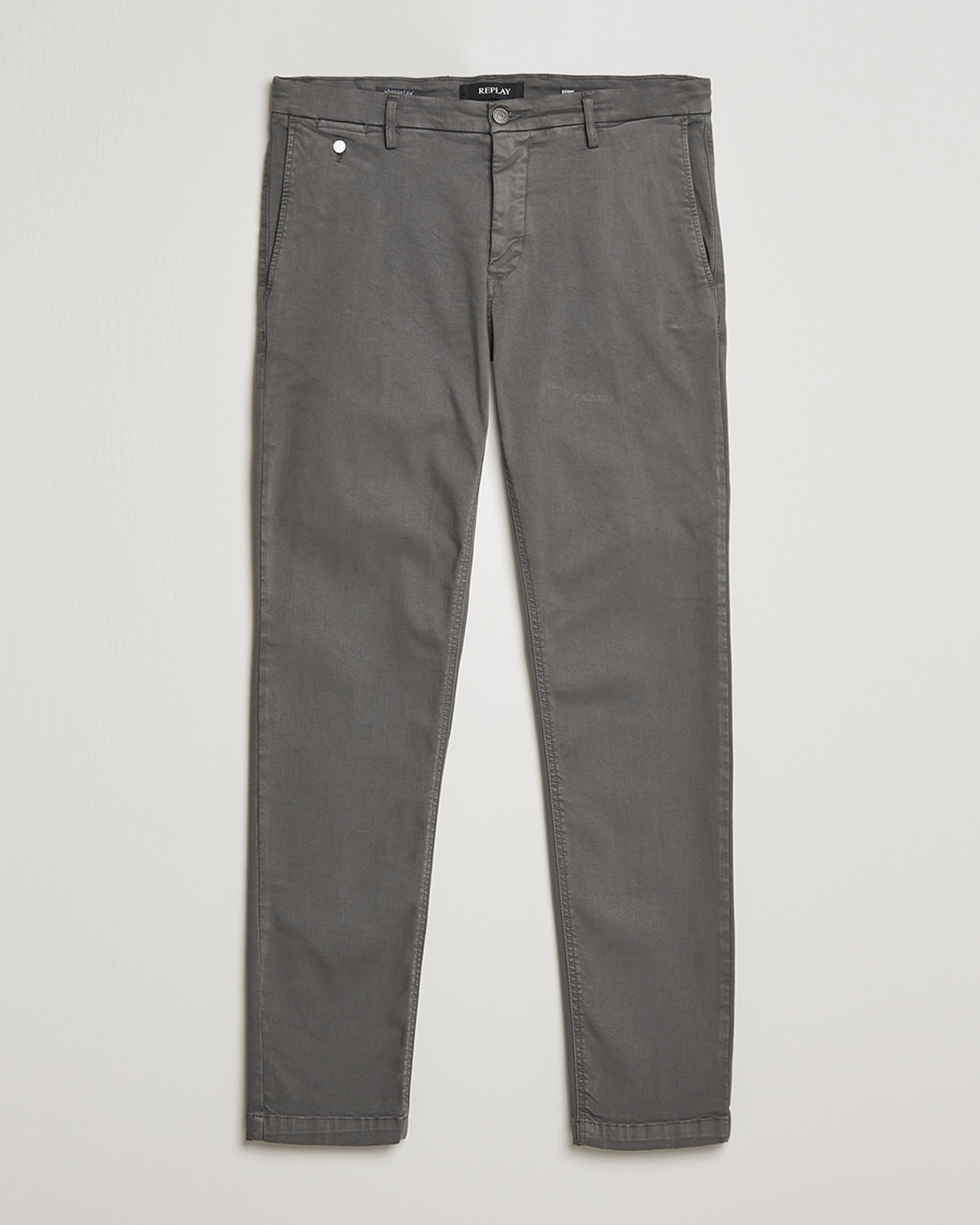 Men | Trousers | Replay | Benni Hyperflex X-Lite Chinos Grey