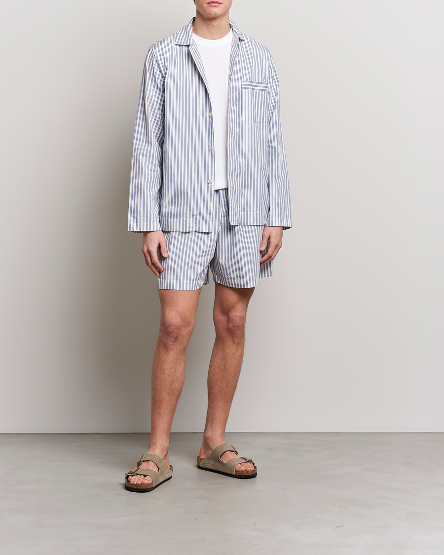 Men | Pyjamas & Robes | Tekla | Poplin Pyjama Shorts Skagen Stripes