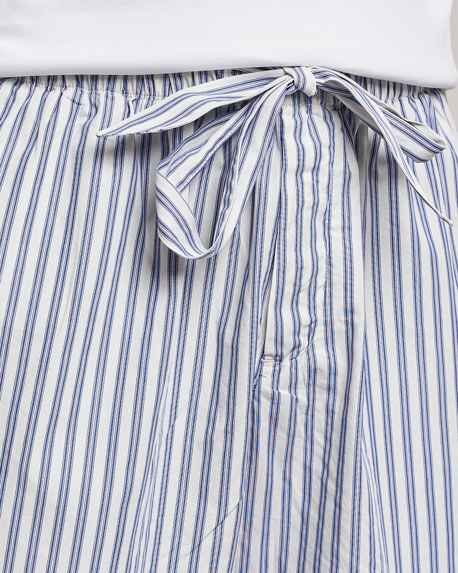 Men | Pyjamas & Robes | Tekla | Poplin Pyjama Shorts Skagen Stripes