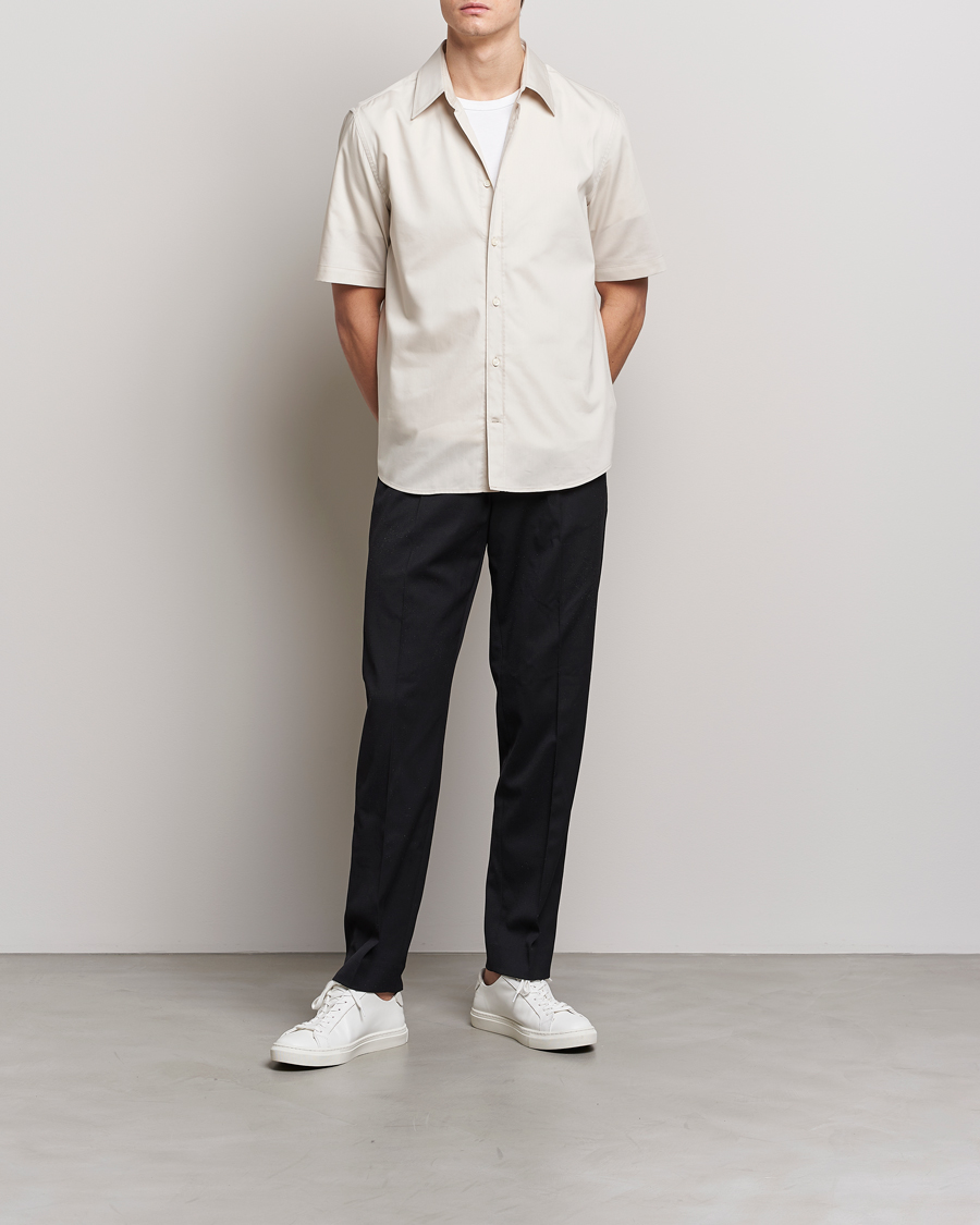 Men | Shirts | Tiger of Sweden | Enree Lyocell Shirt Light Ivory