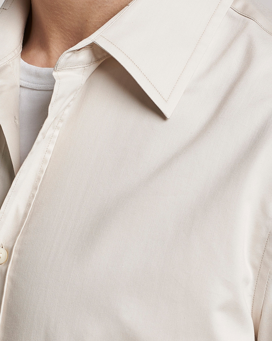 Men | Shirts | Tiger of Sweden | Enree Lyocell Shirt Light Ivory