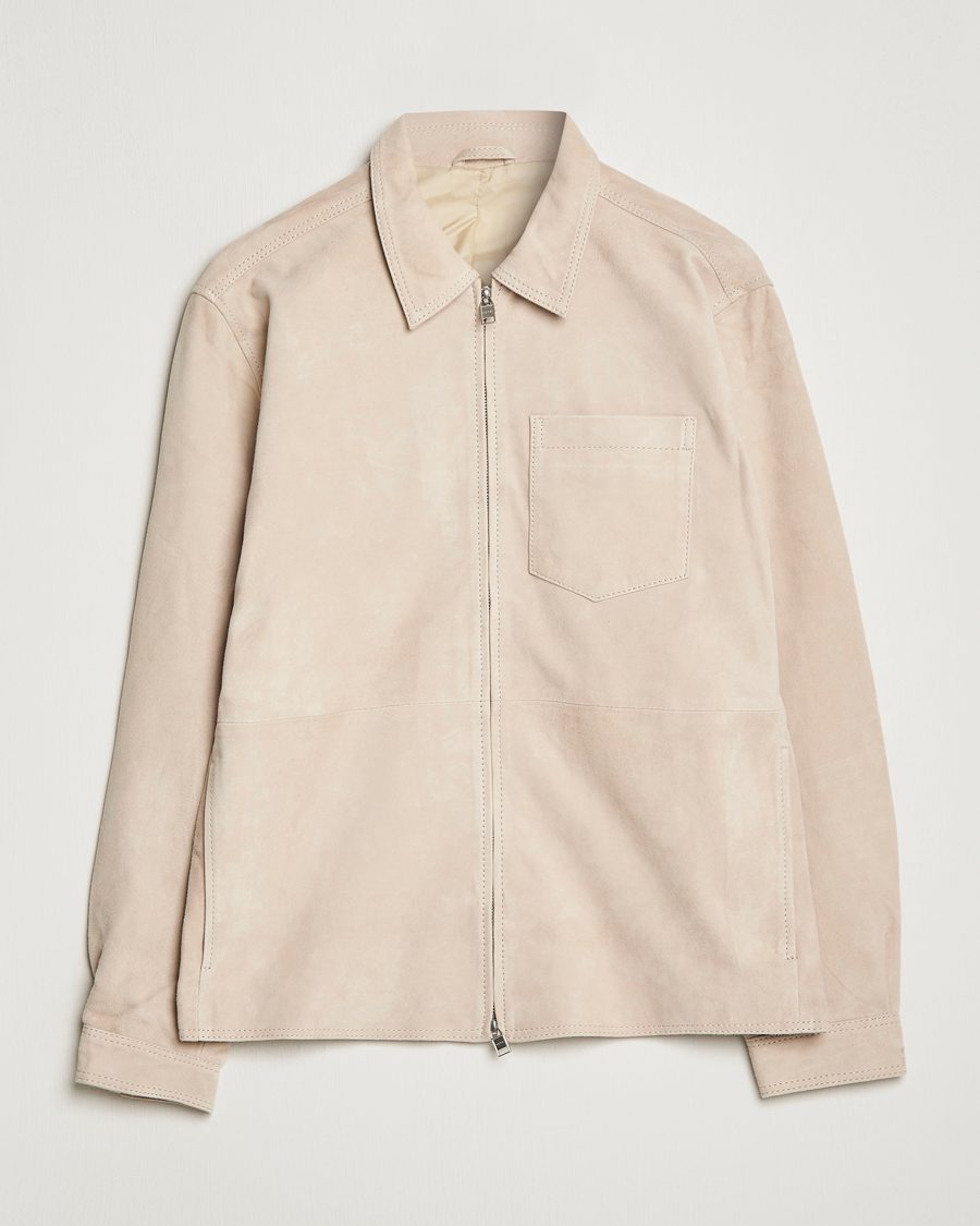 Men | Coats & Jackets | Tiger of Sweden | Lawson Suede Jacket Light Iory