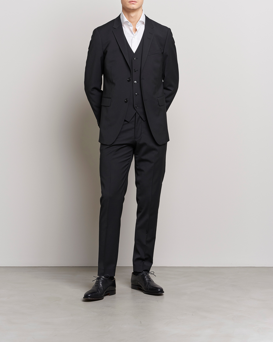 Men | Blazers | Tiger of Sweden | Jerretts Wool Travel Suit Blazer Black