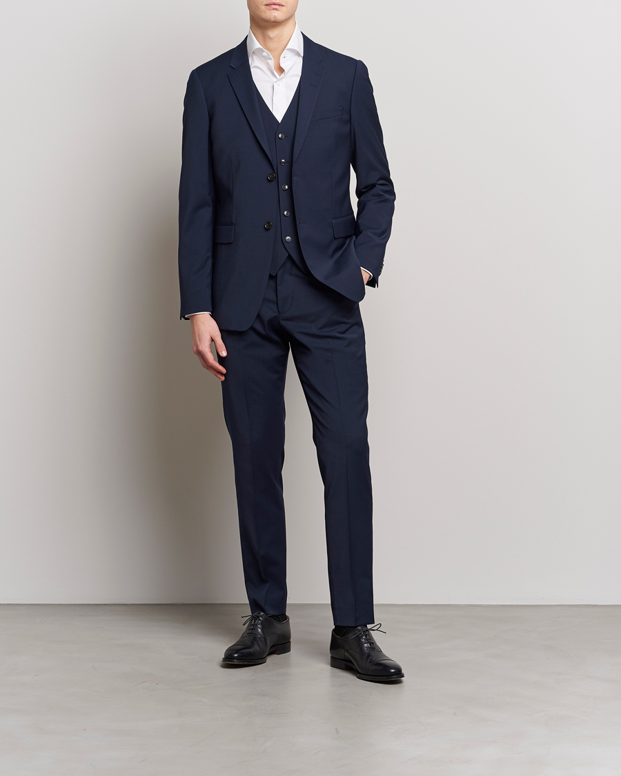Men | Blazers | Tiger of Sweden | Jerretts Wool Travel Suit Blazer Royal Blue
