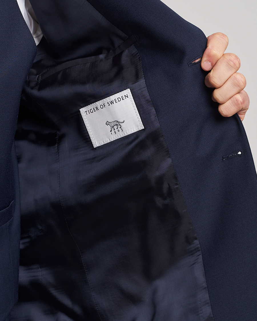 Men | Blazers | Tiger of Sweden | Jerretts Wool Travel Suit Blazer Royal Blue