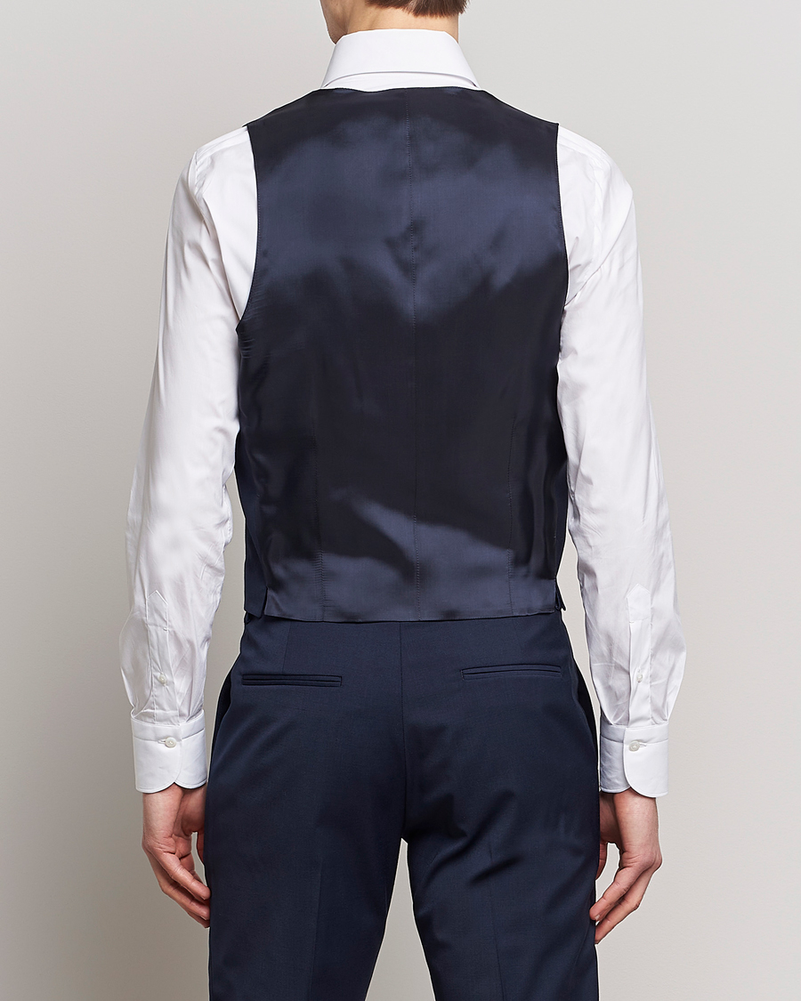 Men | Blazers | Tiger of Sweden | Wayde Wool Travel Waistcoat Royal Blue