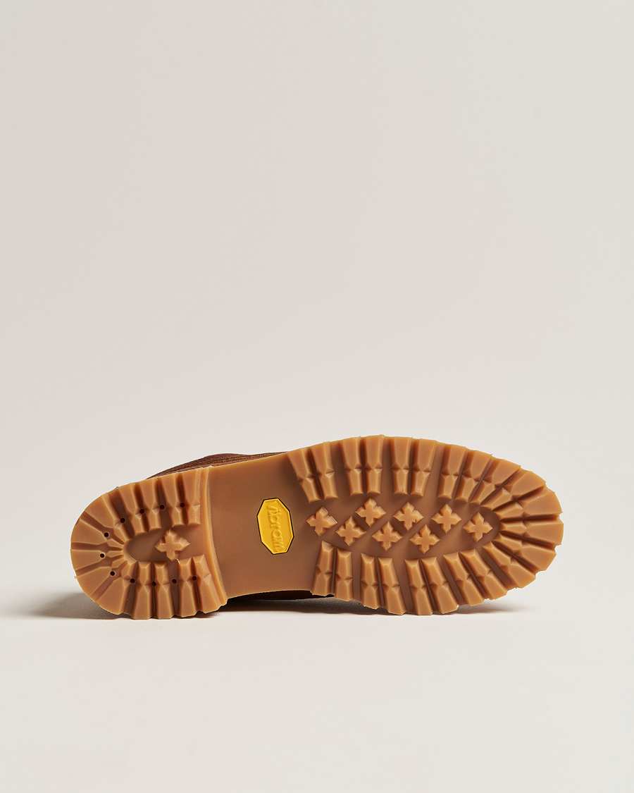 Men | Yuketen Handsewn Angler Moc Dark Brown Grain Calf | Yuketen | Handsewn Angler Moc Dark Brown Grain Calf