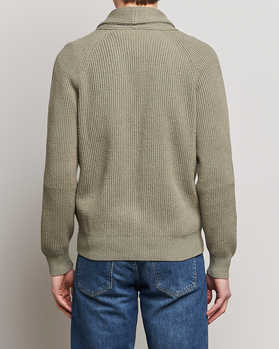Men | Sweaters & Knitwear | Brunello Cucinelli | Heavy Rib Cardigan Olive