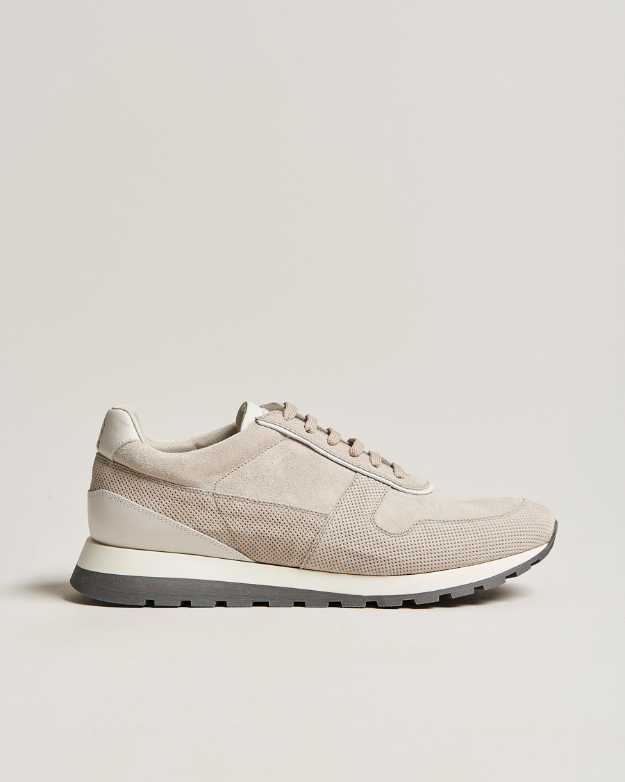 Men | Brunello Cucinelli Perforated Running Sneakers Sand | Brunello Cucinelli | Perforated Running Sneakers Sand