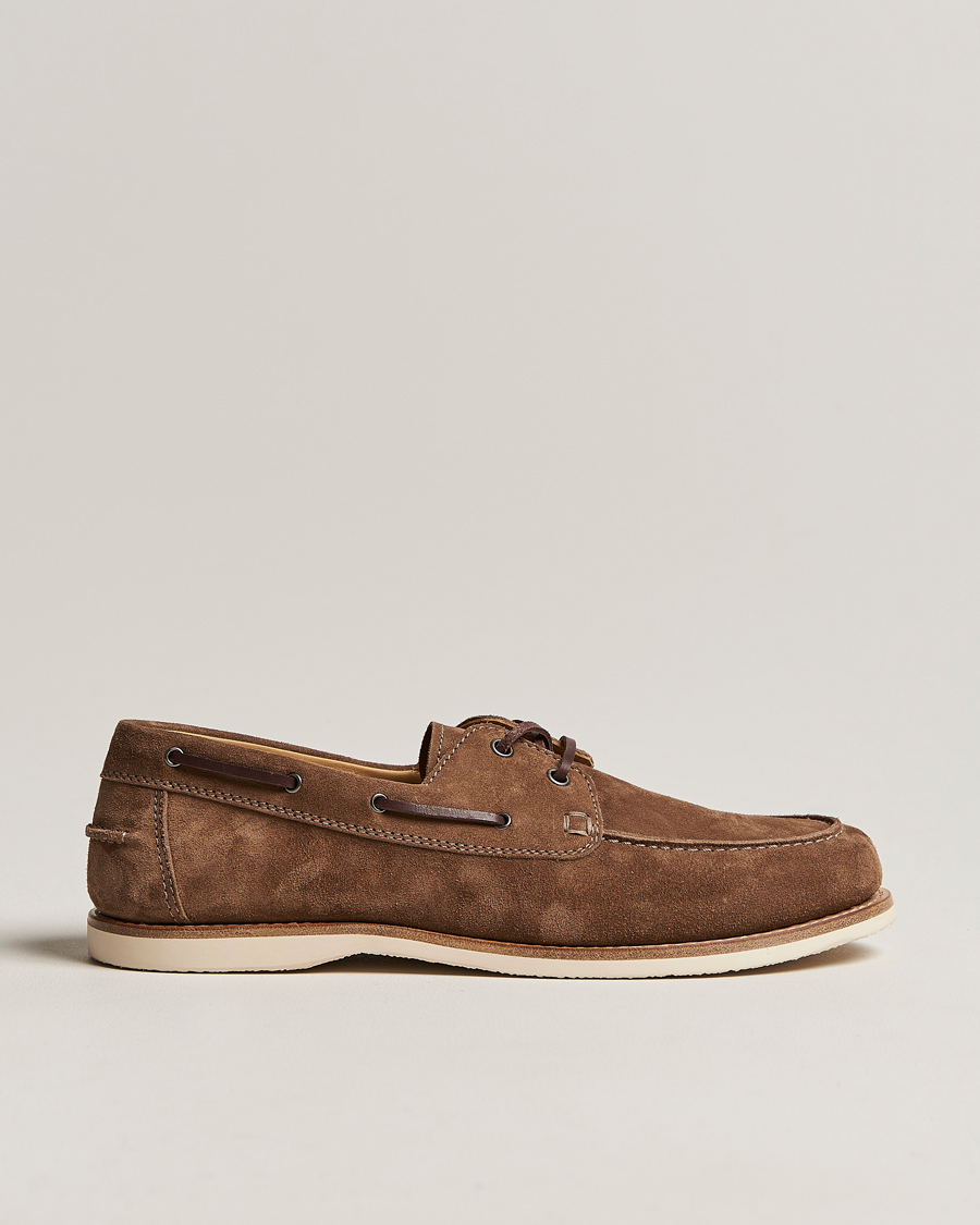 Men | Brunello Cucinelli Boat Shoe Brown Suede | Brunello Cucinelli | Boat Shoe Brown Suede