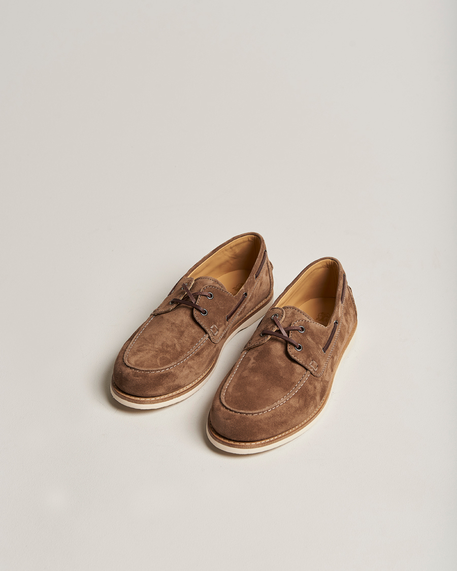 Men | Brunello Cucinelli Boat Shoe Brown Suede | Brunello Cucinelli | Boat Shoe Brown Suede