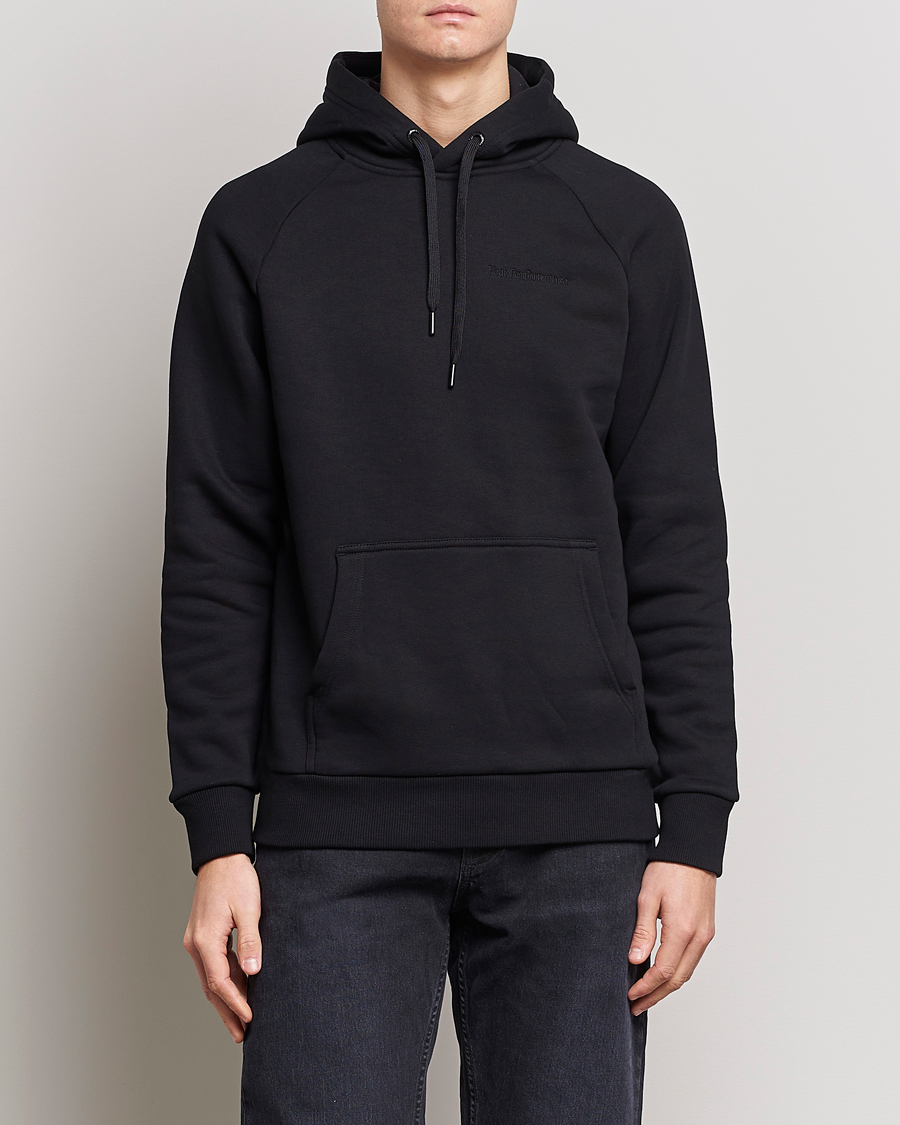 Men | Sweaters & Knitwear | Peak Performance | Original Logo Hoodie Black