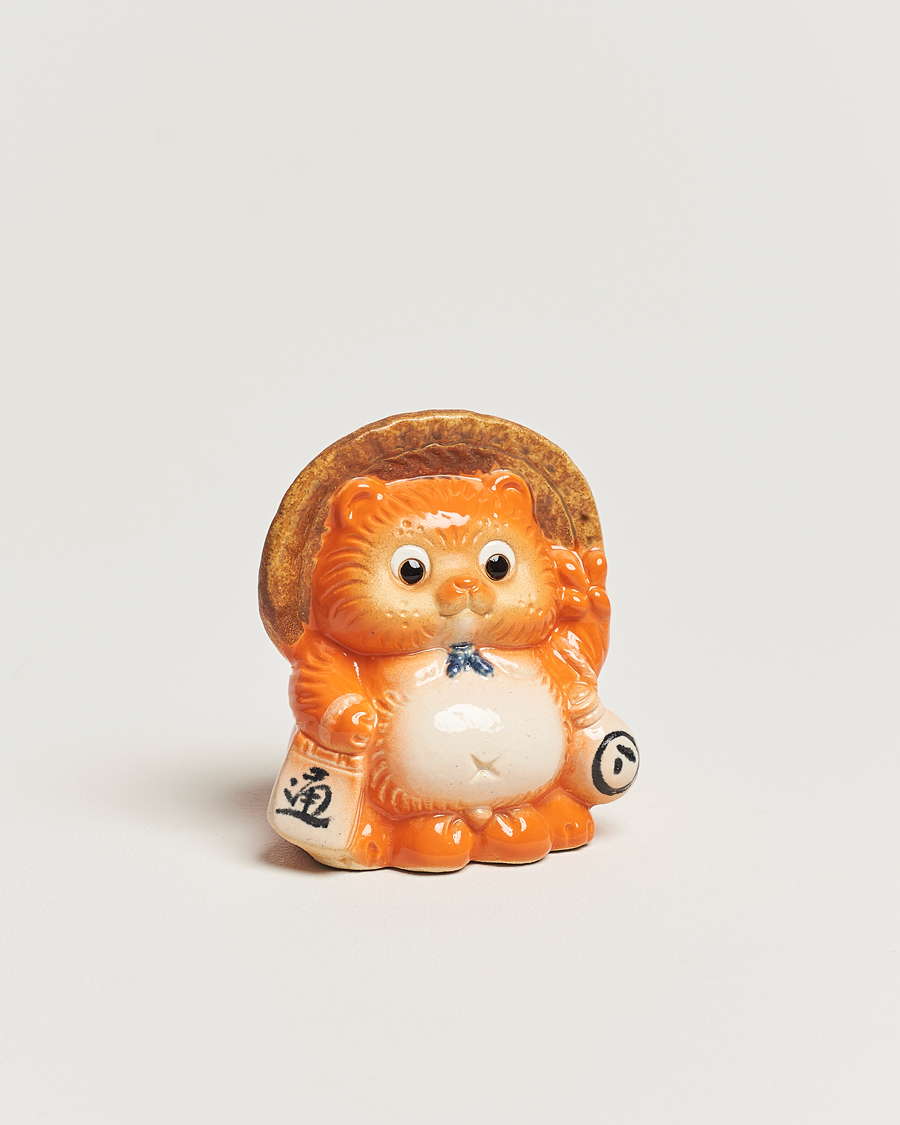 Men | Home | Beams Japan | Fortune Racoon Piggy Bank Orange