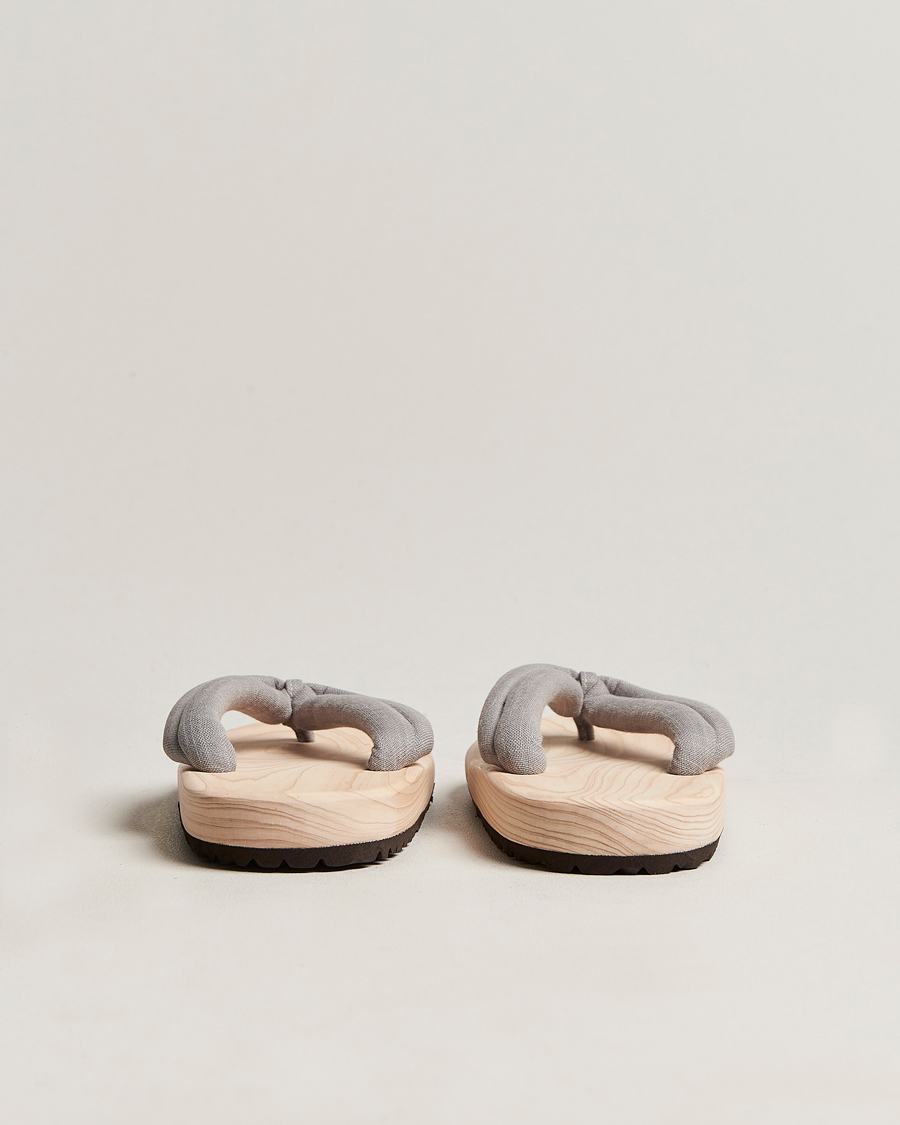 Men | Beams Japan Wooden Geta Sandals Light Grey | Beams Japan | Wooden Geta Sandals Light Grey