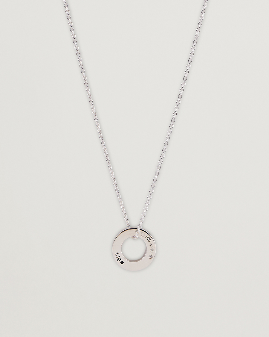 Men | Jewellery | LE GRAMME | Circle Necklace Le 1.1 Sterling Silver