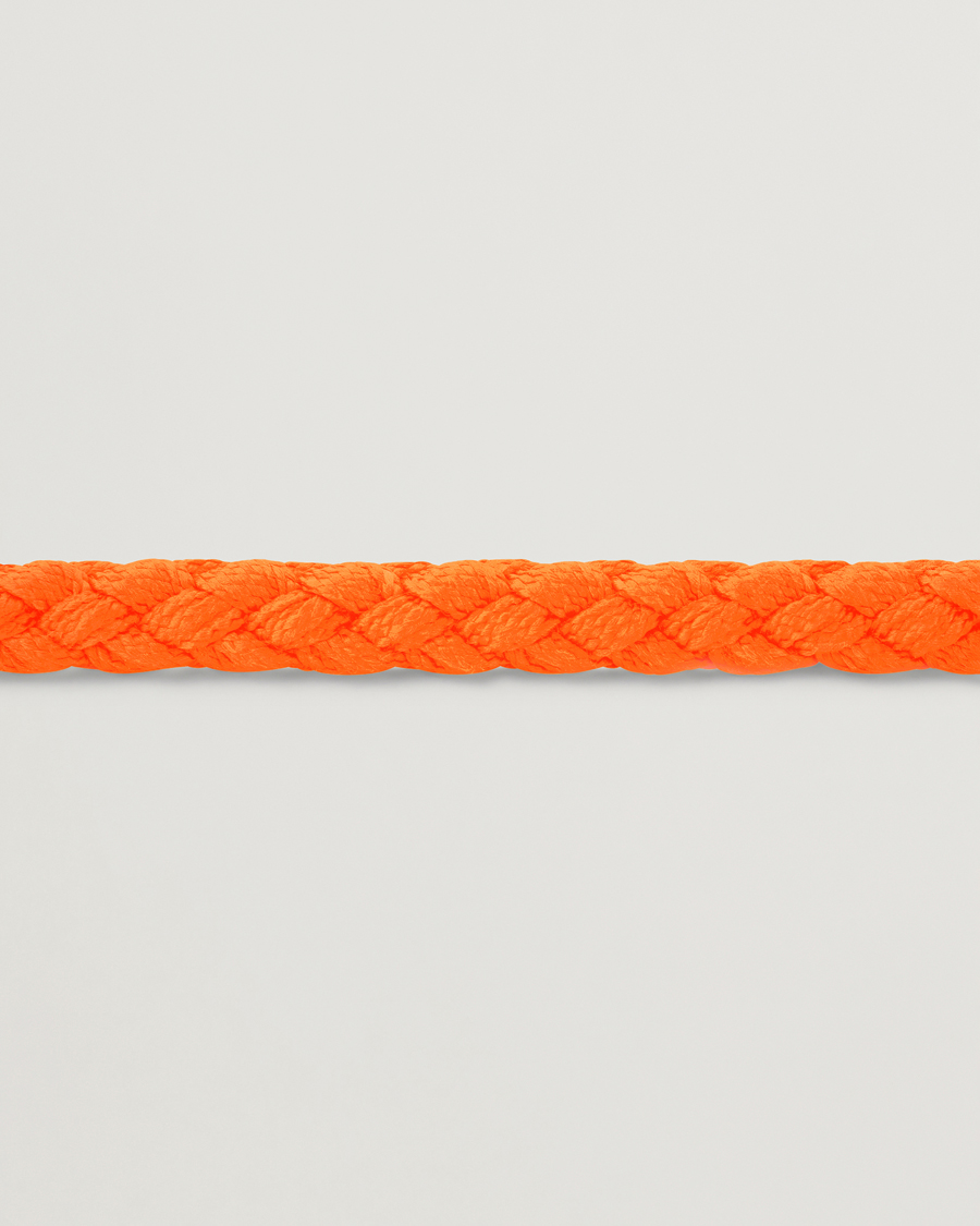 Men | LE GRAMME X Orlebar Brown Nato Bracelet Orange/Sterling Silver | LE GRAMME | X Orlebar Brown Nato Bracelet Orange/Sterling Silver