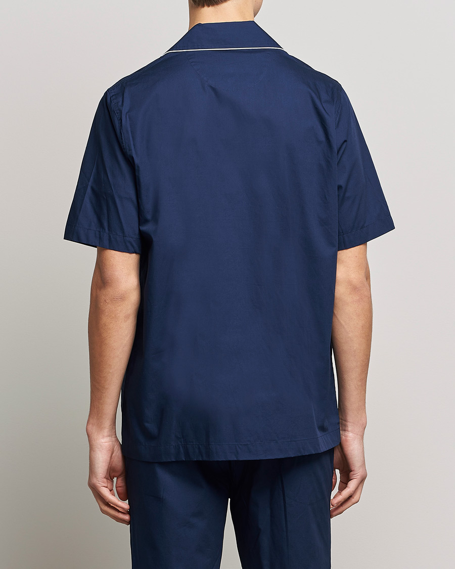 Men | Pyjamas & Robes | Polo Ralph Lauren | Cotton Short Pyjama Set Solid Navy