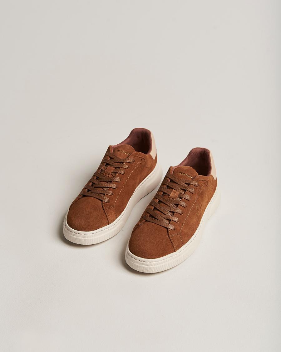 Men | GANT Joree Lightweight Suede Sneaker Cognac | GANT | Joree Lightweight Suede Sneaker Cognac
