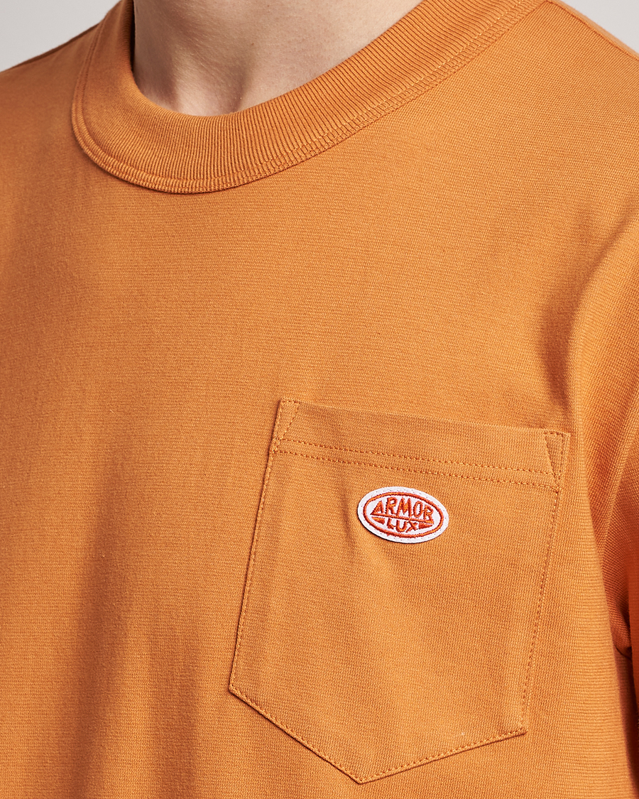 Men | T-Shirts | Armor-lux | Callac Pocket T-Shirt Rusty