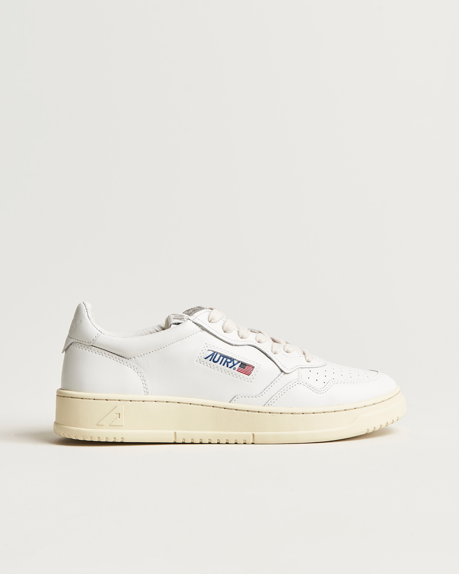 Men | Sneakers | Autry | Medalist Low Super Soft Leather Sneaker White