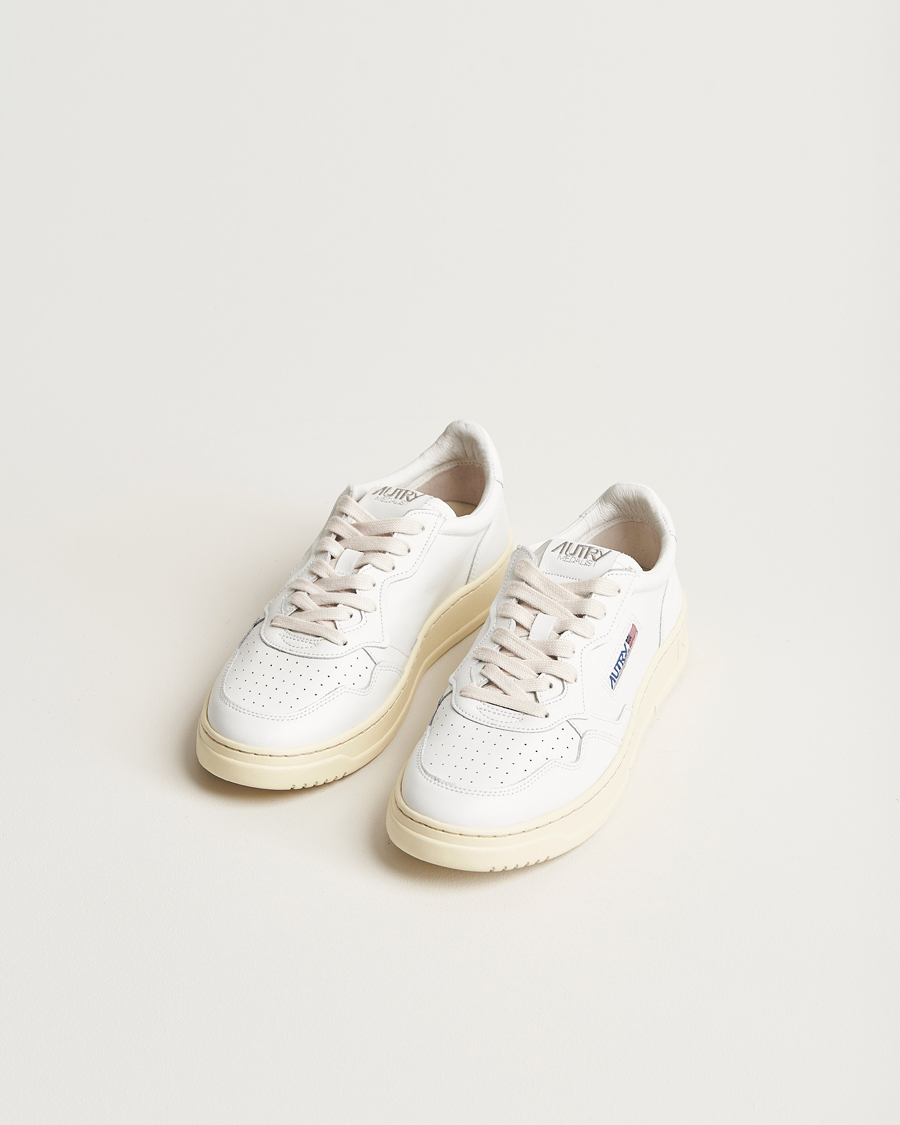 Men | Sneakers | Autry | Medalist Low Super Soft Leather Sneaker White