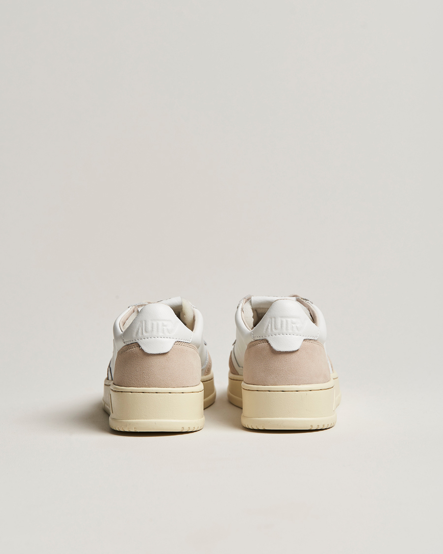 Men | Sneakers | Autry | Medalist Low Leather/Suede Sneaker White