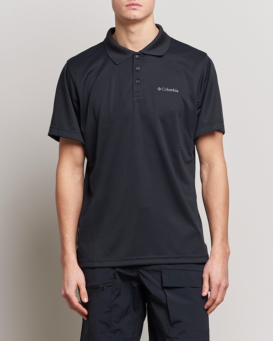Men | Polo Shirts | Columbia | Utilizer Function Polo Black