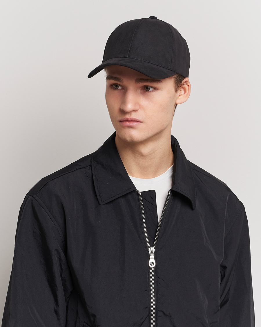 Men | Varsity Headwear Alcantara Baseball Cap Notte Black | Varsity Headwear | Alcantara Baseball Cap Notte Black