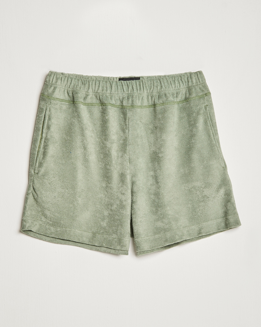 Men | Shorts | Howlin' | Cotton Blend Terry Shorts Agave