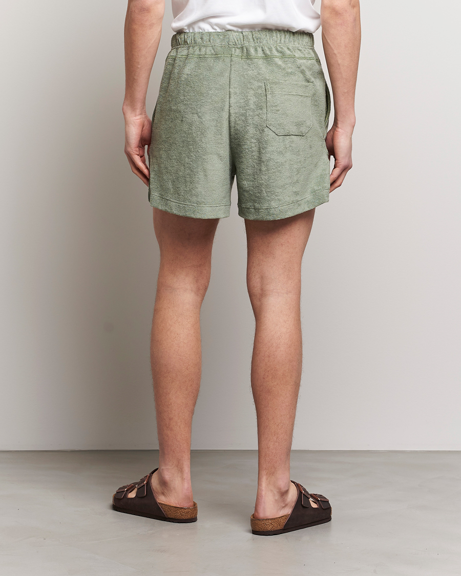 Men | Shorts | Howlin' | Cotton Blend Terry Shorts Agave