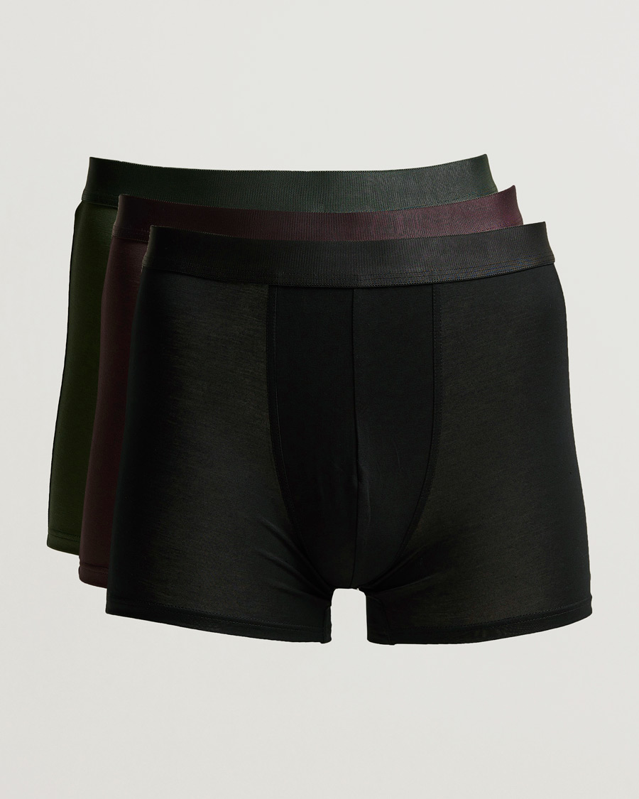 Men | Underwear & Socks | CDLP | 3-Pack Boxer Brief Black/Army/Brown