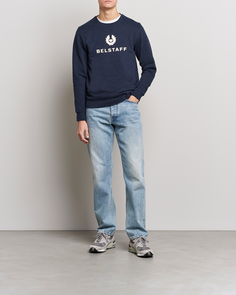 Men | Sweaters & Knitwear | Belstaff | Signature Crewneck Dark Ink