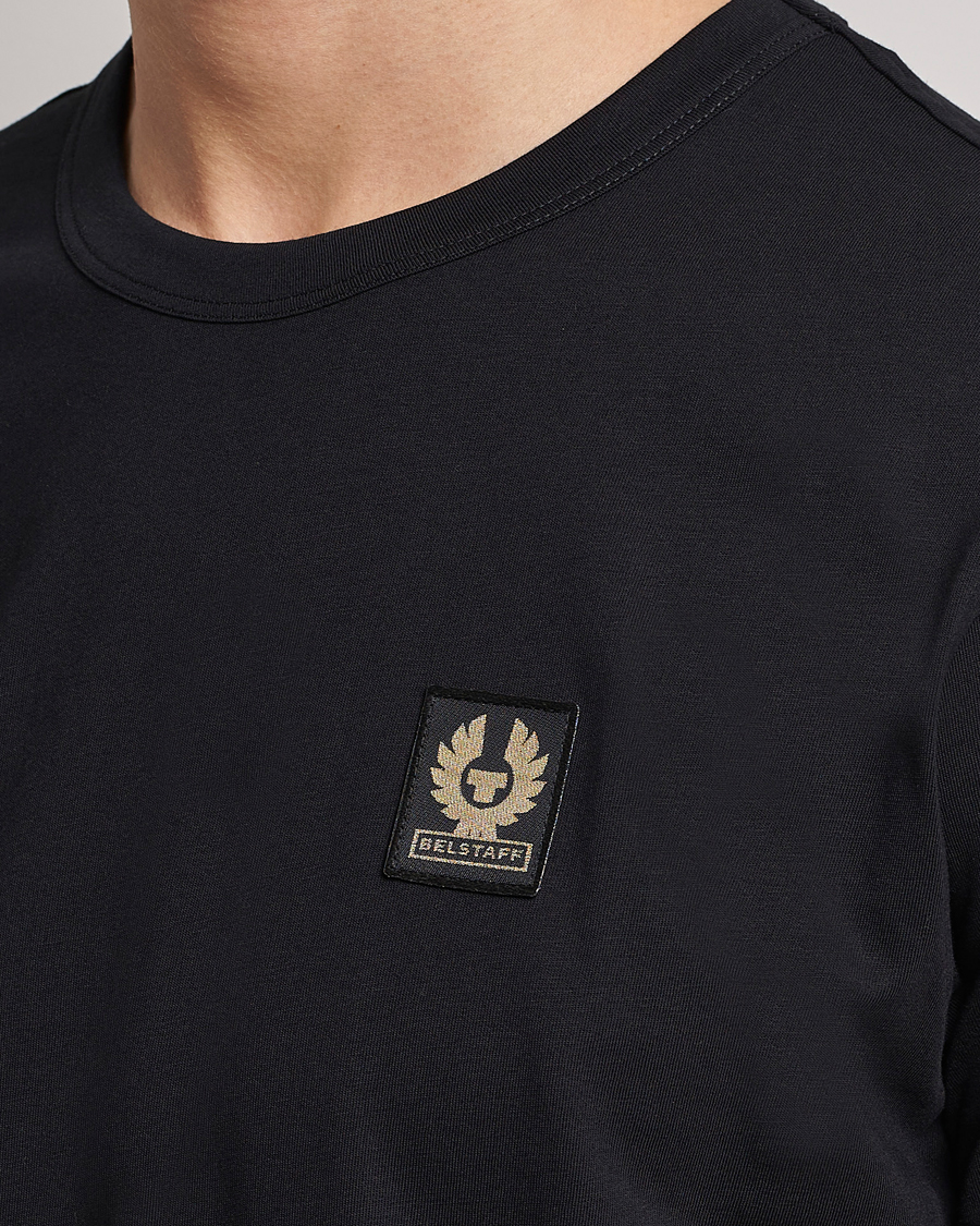 Men | T-Shirts | Belstaff | Cotton Logo T-Shirt BLACK