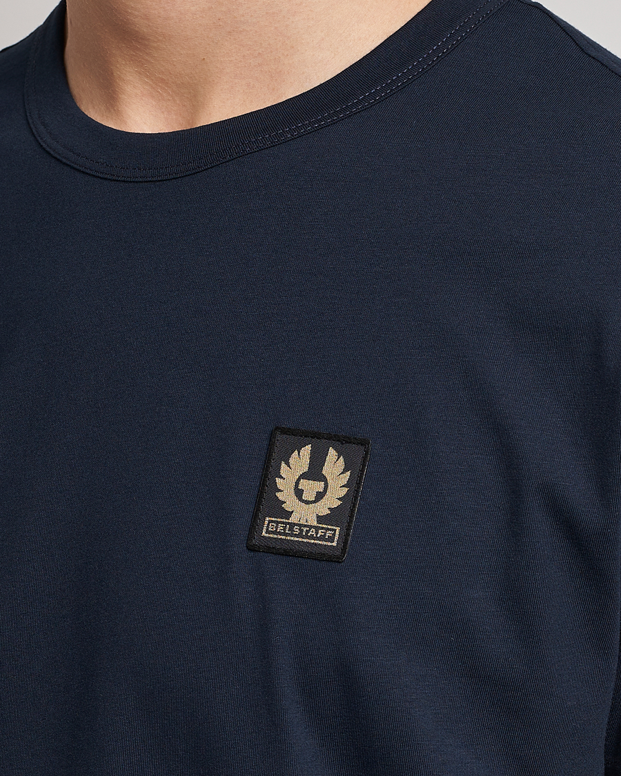 Men | T-Shirts | Belstaff | Cotton Logo T-Shirt Dark Ink