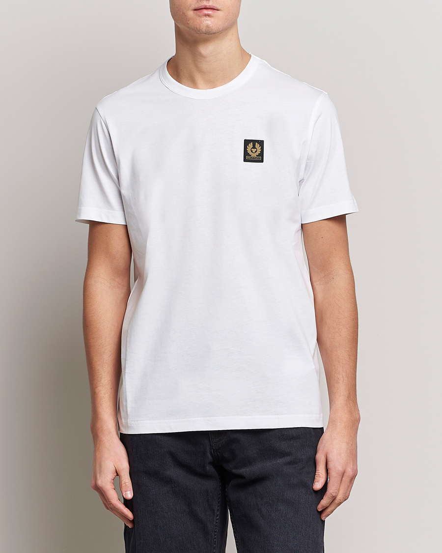 Men | T-Shirts | Belstaff | Cotton Logo T-Shirt White