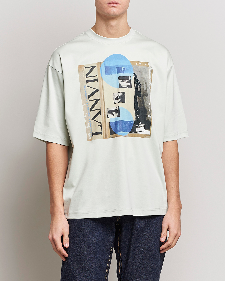 Men | T-Shirts | Lanvin | Graphic Print T-Shirt Sage