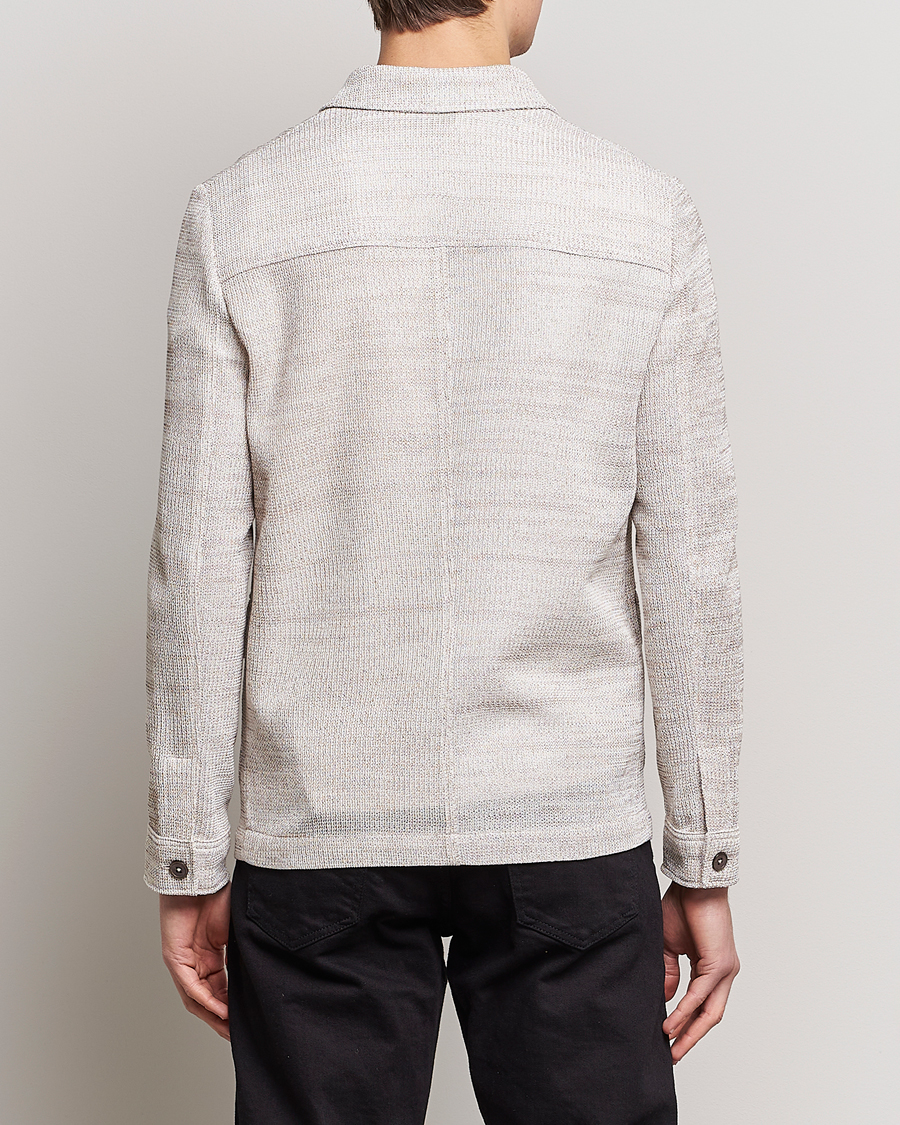 Men | Blazers | Emporio Armani | Cotton Knitted Jacket Sand