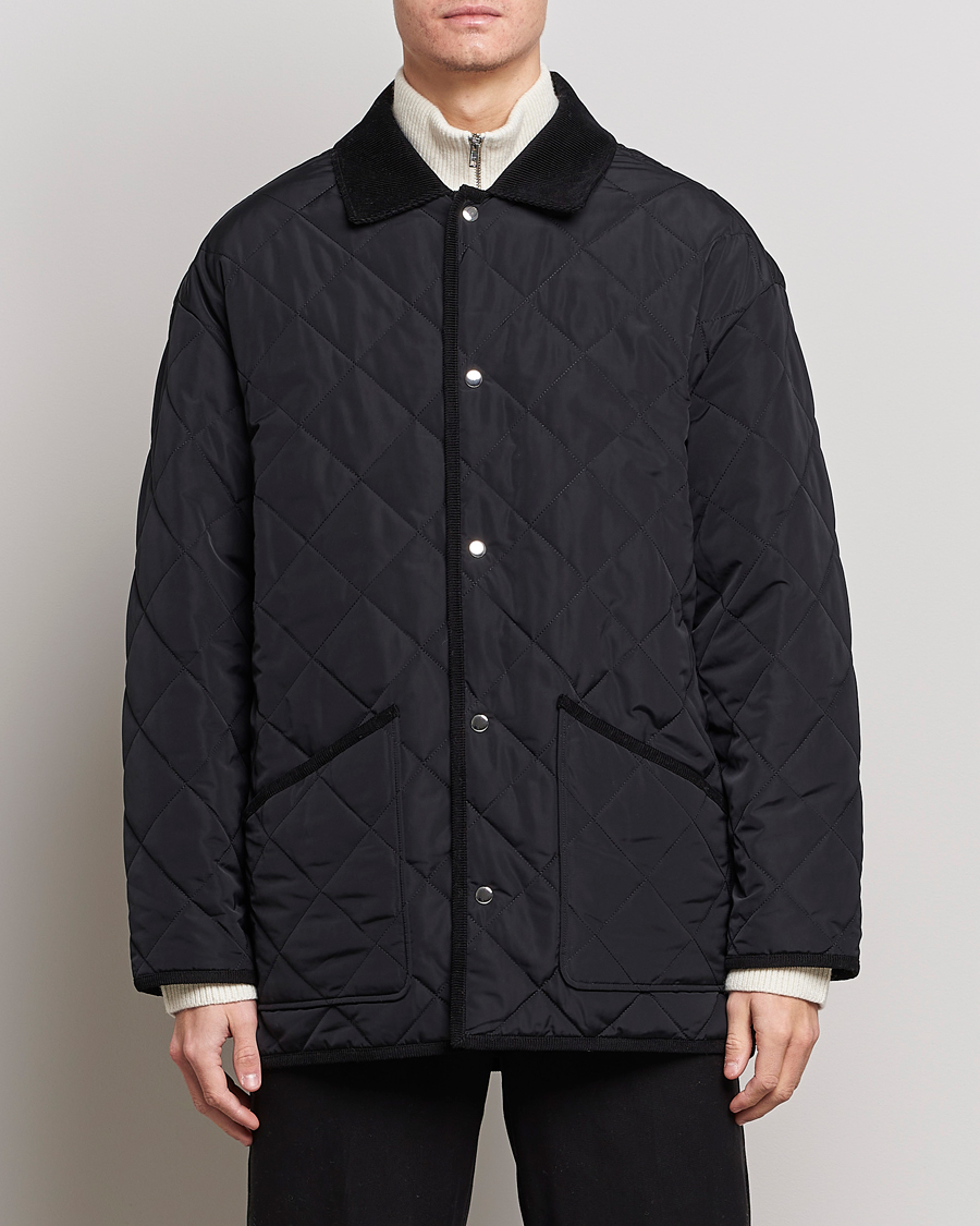Men | Coats & Jackets | Filippa K | Reversible Quilted Jacket Black